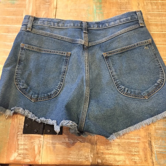 NWT rag & bone Lou high rise jean shorts 30 - Picture 3 of 8